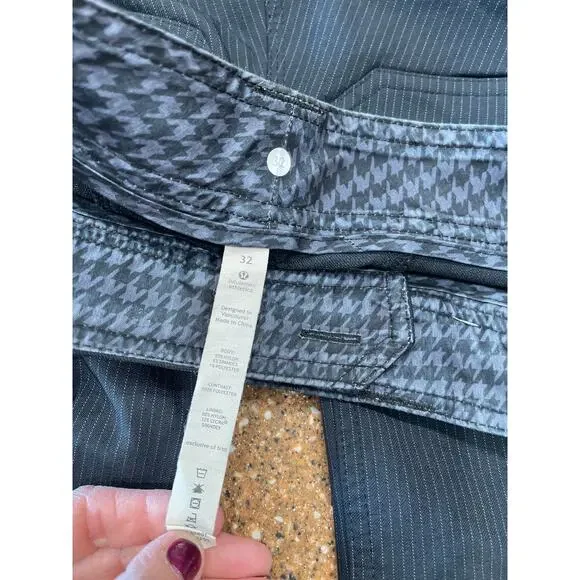 Lululemon ABC pant pinstripe black size 32 - Picture 6 of 6